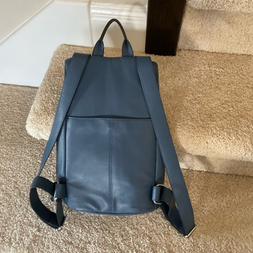 Clark’s leather backpack